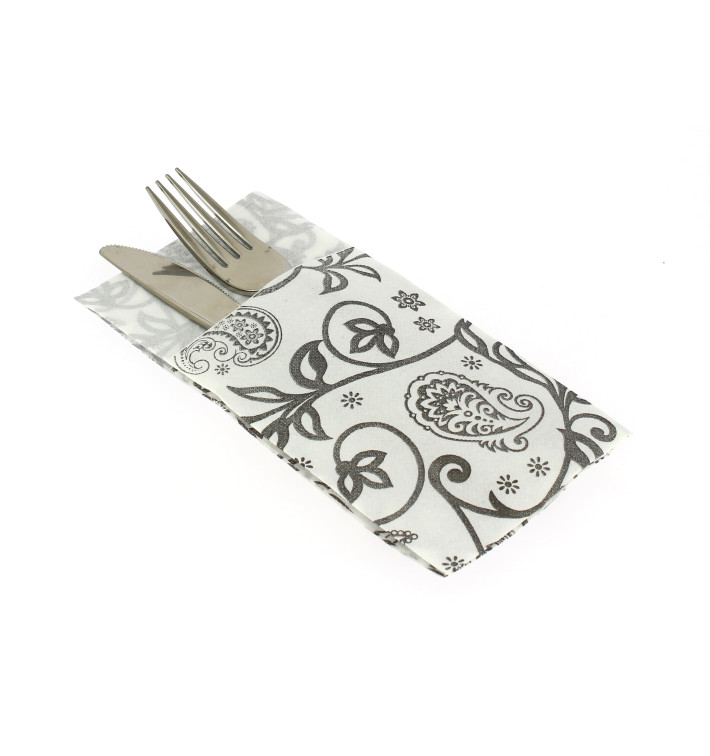 Tovagliolo Portaposate di Carta 40x40cm Cachemire (30 Pezzi) Tovagliolo Portaposate di Carta 40x40cm Cachemire (30 Pezzi)