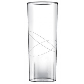 Bicchiere di Plastica Rigida Trasparente PP 300ml (10 Pezzi)
