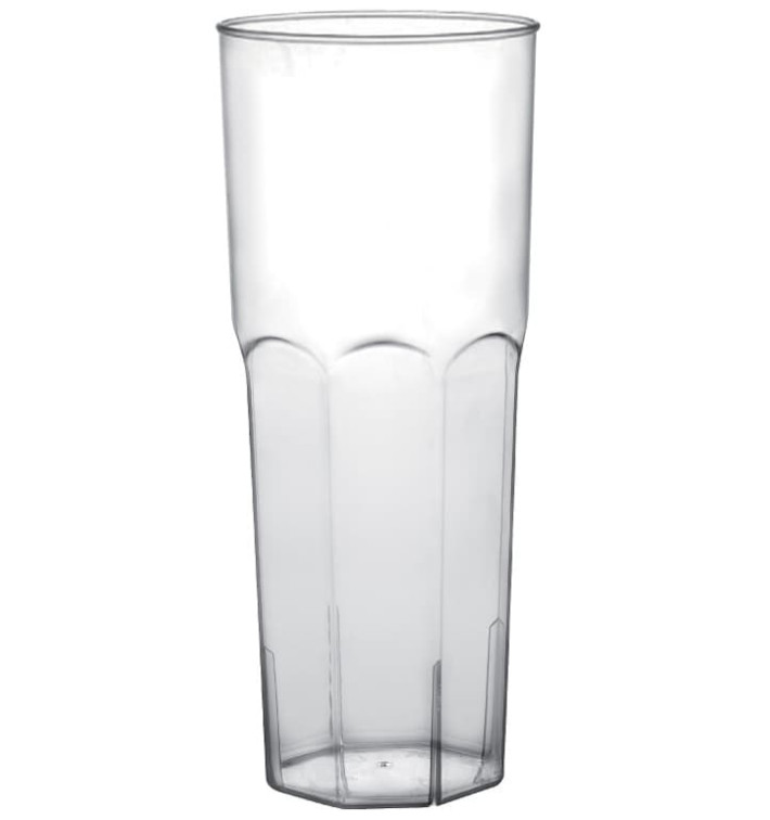 Bicchiere Plastica Vetro Trasp. PP Ø65mm 350ml (10 Pezzi) Bicchiere Plastica Vetro Trasp. PP Ø65mm 350ml (10 Pezzi)