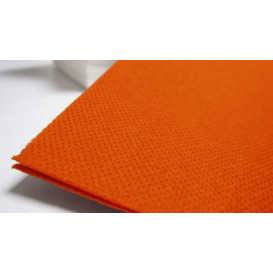 Tovagliolo di Carta 40x40cm Arancione Punta-Punta (1.200 Pezzi)