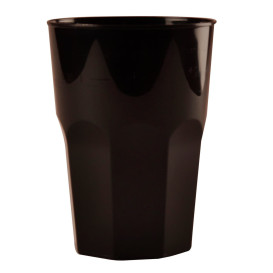 Bicchiere Plastica Cocktail Nero PP Ø84mm 270ml (20 Pezzi)