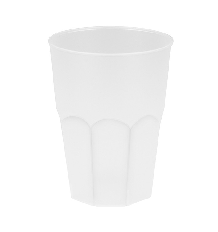 Bicchiere Plastica "Frost" Bianco PP 350ml (420 Pezzi) Bicchiere Plastica "Frost" Bianco PP 350ml (420 Pezzi)