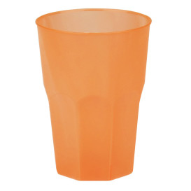 Bicchiere Plastica"Frost" Arancione PP 350ml (20 Pezzi)