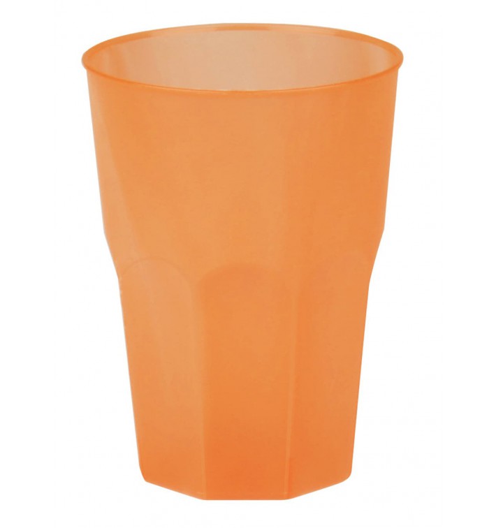 Bicchiere Plastica"Frost" Arancione PP 350ml (20 Pezzi)