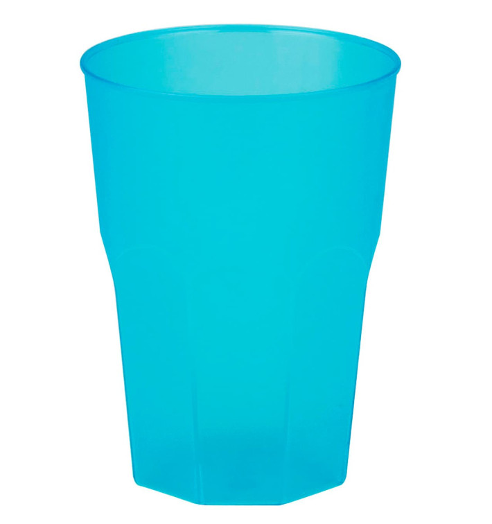 Bicchiere Plastica "Frost" Turchese PP 350ml (20 Pezzi) Bicchiere Plastica "Frost" Turchese PP 350ml (20 Pezzi)