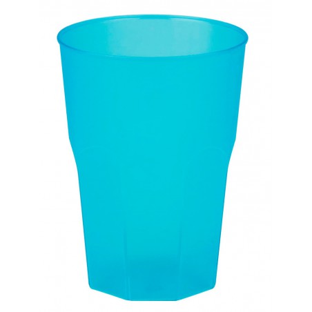 Bicchiere Plastica "Frost" Turchese PP 420ml (20 Pezzi)