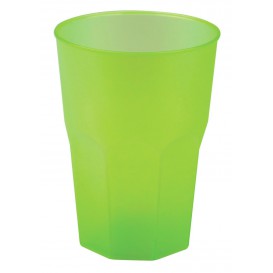 Bicchiere Plastica "Frost" Verde Acido PP 350ml (20 Pezzi)