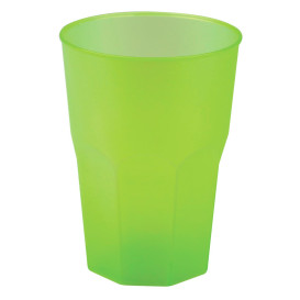 Bicchiere Plastica "Frost" Verde Acido PP 350ml (20 Pezzi)