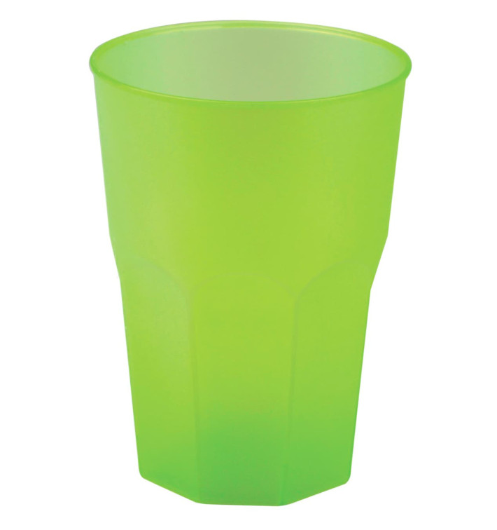 Bicchiere Plastica "Frost" Verde Acido PP 350ml (420 Pezzi) Bicchiere Plastica "Frost" Verde Acido PP 350ml (420 Pezzi)