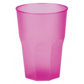 Bicchiere Plastica "Frost" Fucsia PP 350ml (20 Pezzi)