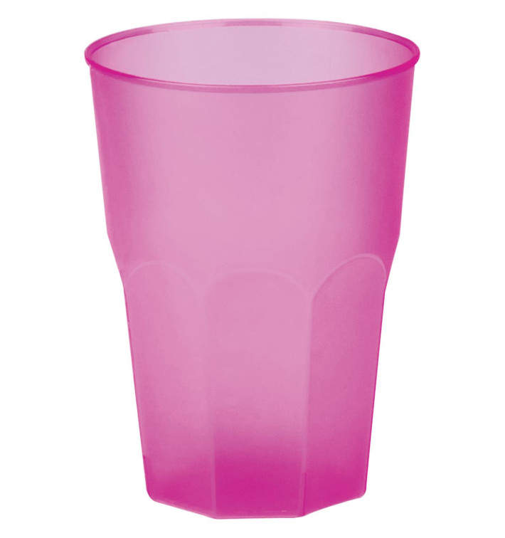 Bicchiere Plastica "Frost" Fucsia PP 350ml (20 Pezzi) Bicchiere Plastica "Frost" Fucsia PP 350ml (20 Pezzi)