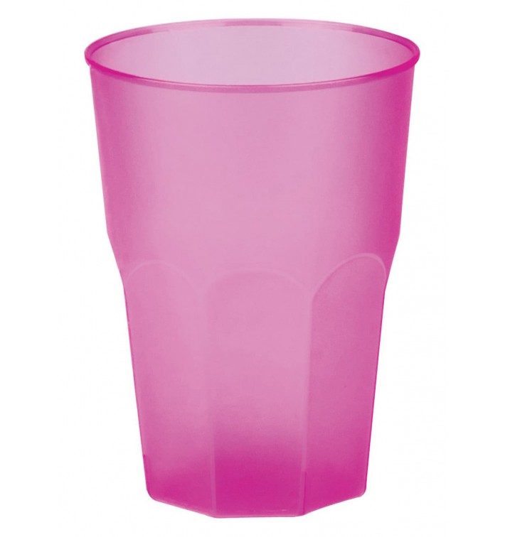 Bicchiere Plastica "Frost" Fucsia PP 350ml (420 Pezzi)
