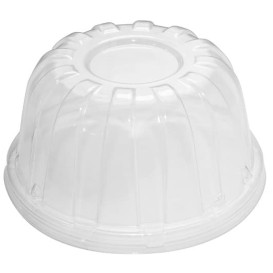 Coperchio Alto di Plastica PS Trasparente Ø11,7cm (50 Pezzi)