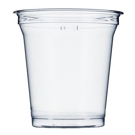 Bicchiere di Plastica Rigida in PET 364 ml Ø9,5cm (50 Pezzi)