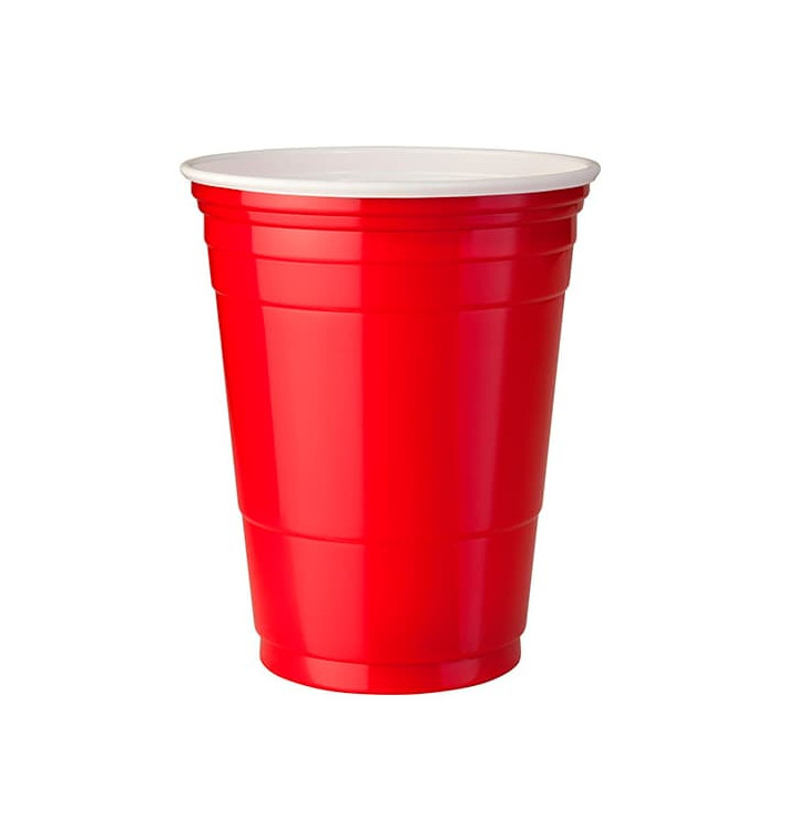 Bicchiere Rosso Plastica di PS 470ml (1000 Pezzi) Bicchiere Rosso Plastica di PS 470ml (1000 Pezzi)