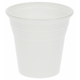 Bicchiere di Plastica PS Bianco 80 ml (4.800 Pezzi)