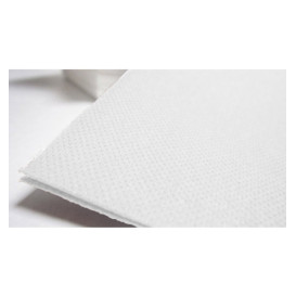 Tovagliolo di Carta 40x40cm Bianco Punta- Punta (50 Pezzi)