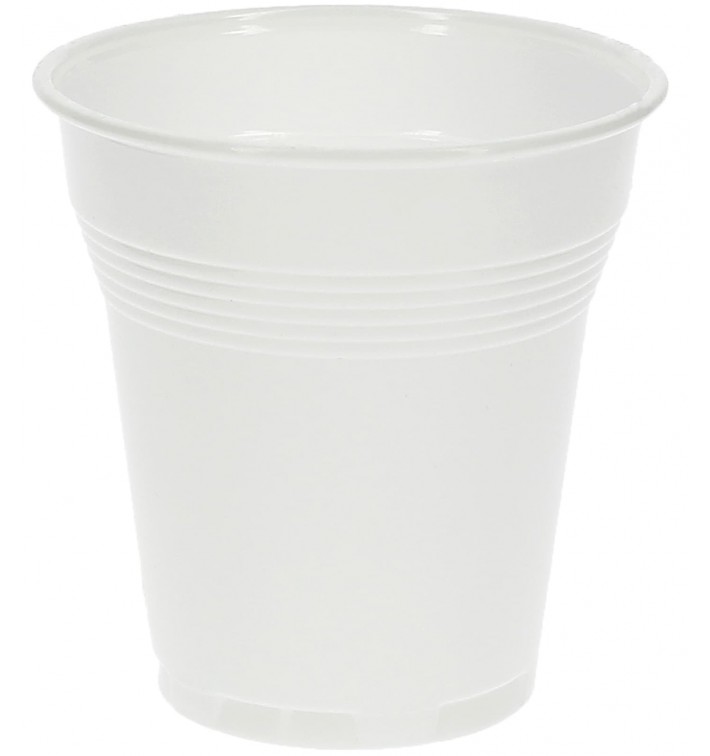 Bicchiere di Plastica PS Vending Bianco 160 ml (100 Pezzi)
