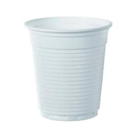 Bicchiere di Plastica PS Bianco 166ml Ø7,0cm (100 Pezzi)