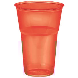 Bicchiere Plastica "Diamant" PS Cristal Rosso 250ml Ø7,2cm (10 Uds)