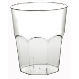 Bicchiere di Plastica da Cocktail Trasp. PS Ø73mm 200ml (50 Pezzi)
