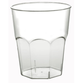 Bicchiere di Plastica da Cocktail Trasp. PS Ø73mm 200ml (50 Pezzi)