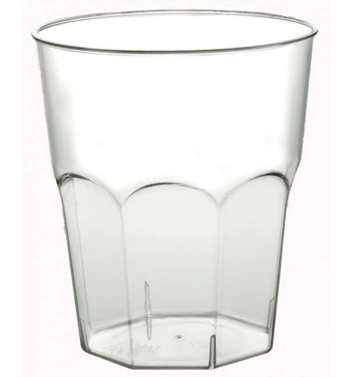 Bicchiere di Plastica Cocktail Trasp. PS Ø73mm 220ml (50 Pezzi)