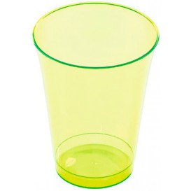 Bicchiere di Plastica Rigida Verde 230 ml (10 Pezzi)