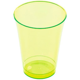 Bicchiere di Plastica Rigida Verde 230 ml (10 Pezzi)