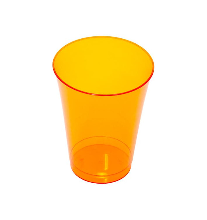 Bicchiere di Plastica Rigida Arancione 230 ml (10 Pezzi) Bicchiere di Plastica Rigida Arancione 230 ml (10 Pezzi)