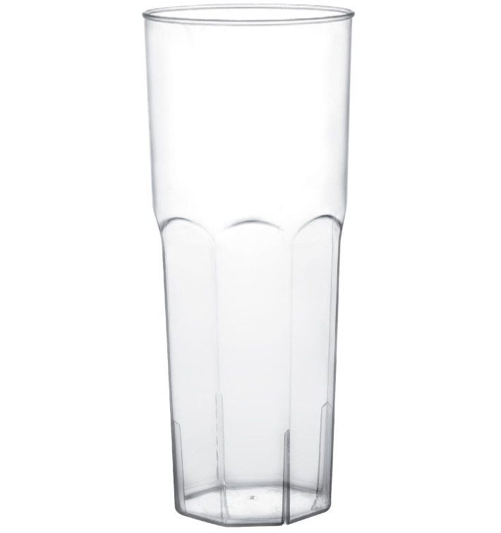 Bicchiere di Plastica Vetro Trasp. PS Ø65mm 350ml (10 Pezzi) Bicchiere di Plastica Vetro Trasp. PS Ø65mm 350ml (10 Pezzi)