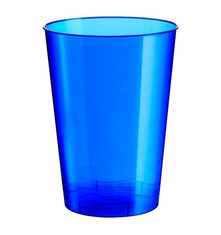 Bicchiere di Plastica Moon Blu Pearl PS 230ml (50 Pezzi) Bicchiere di Plastica Moon Blu Pearl PS 230ml (50 Pezzi)