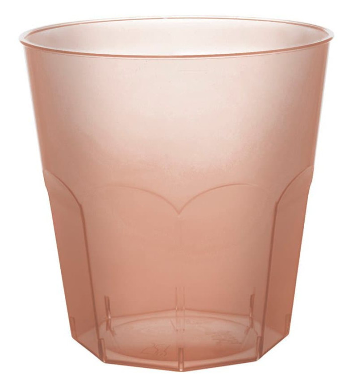 Bicchiere di Plastica Marrone Trasp. PS Ø73mm 220ml (50 Pezzi) Bicchiere di Plastica Marrone Trasp. PS Ø73mm 220ml (50 Pezzi)