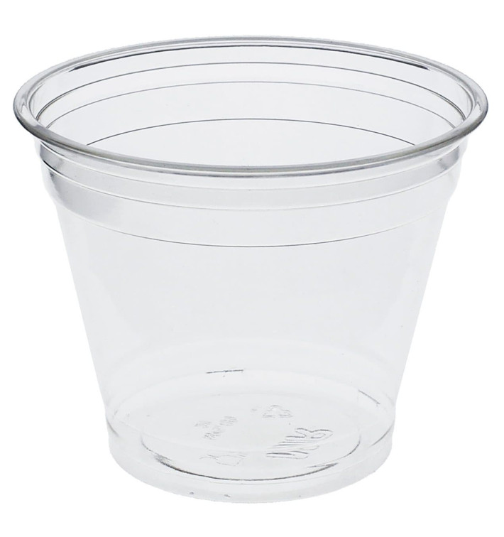 Bicchiere di Plastica in PET 265ml Ø9,5cm (1000 Pezzi) Bicchiere di Plastica in PET 265ml Ø9,5cm (1000 Pezzi)