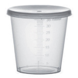 Coperchio per Bicchiere Graduato PP Trasp. 35ml Ø4,5cm (250 Pezzi)