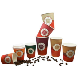 Bicchiere di Carta 12 Oz/384ml "Specialty to go" Ø8,5cm (50 Pezzi)