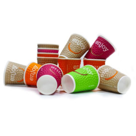 Bicchiere Carta 9 Oz/270ml "Enjoy" Ø8,0cm (30 Pezzi)