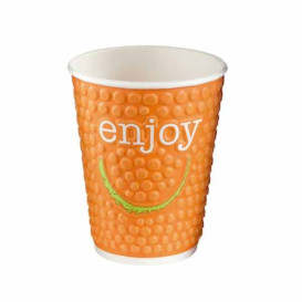 Bicchiere Carta 12 Oz/360ml "Enjoy" Ø9,0cm (34 Pezzi)