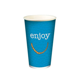 Bicchiere di Carta 22 Oz/ 680 ml "Enjoy" Ø9,0cm (50 Pezzi)