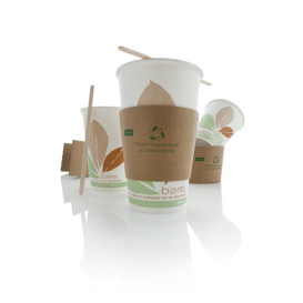 Bicchiere Carta PLA Bare 12 Oz/360ml Ø8,9cm (1.000 Pezzi)