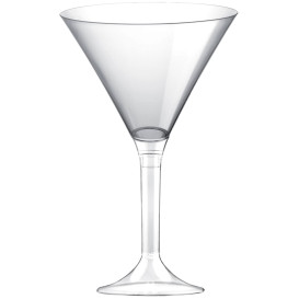 Coppa Plastica Cocktail Gambo Transp. 185ml 2P (20 Pezzi)
