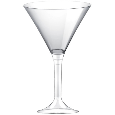 Coppa Plastica Cocktail Gambo Transp. 185ml 2P (20 Pezzi)