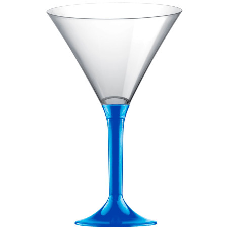 Coppa Plastica Cocktail Gambo Blu Mediterraneo 185ml 2P (20 Pezzi)
