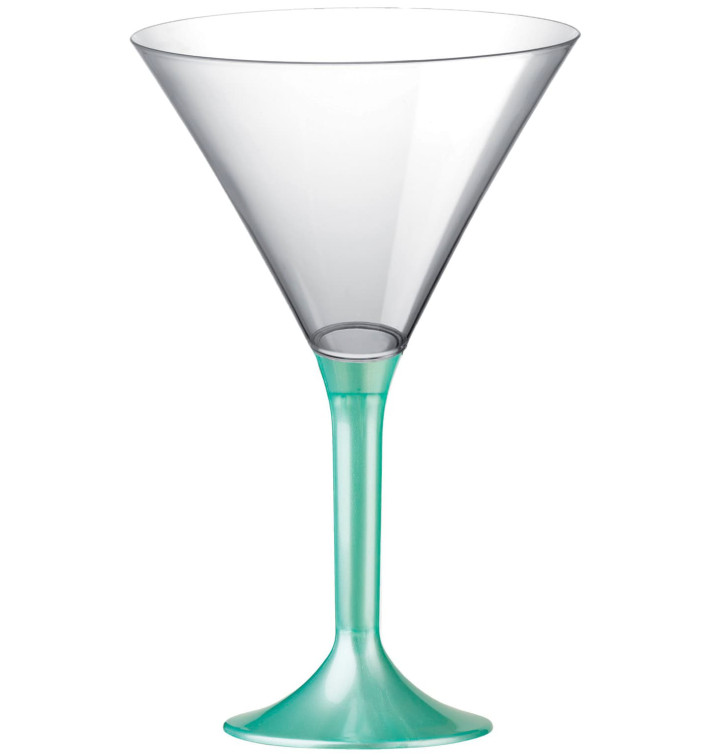 Coppa Plastica Cocktail Gambo Tiffany Perlato 185ml 2P (200 Pezzi) Coppa Plastica Cocktail Gambo Tiffany Perlato 185ml 2P (200 Pezzi)