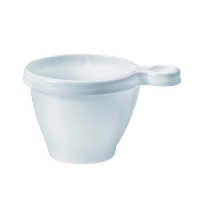 Tazze di Plastica PS Bianco 80 ml (50 Pezzi) Tazze di Plastica PS Bianco 80 ml (50 Pezzi)