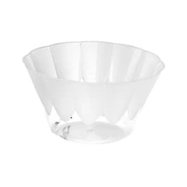 Coppa di Plastica Royal per Gelato e Dessert Trasparente 500ml (25 Pezzi)