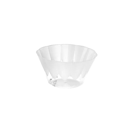 Coppa di Plastica Royal per Gelato e Dessert Trasparente 500ml (25 Pezzi)