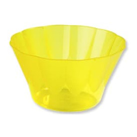 Coppa di Plastica Royal per Gelato e Dessert Gialla 500ml (25 Pezzi)