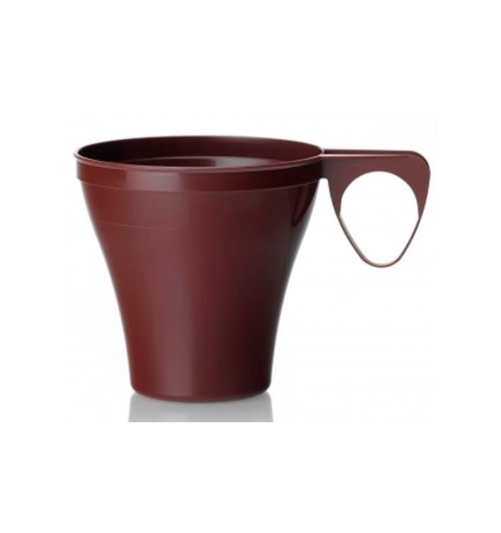 Tazze di Plastica Marrone 80ml (1200 Pezzi) Tazze di Plastica Marrone 80ml (1200 Pezzi)