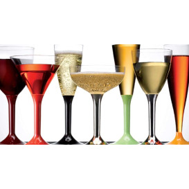 Coppa Plastica Cocktail Gambo Red 185ml 2P (20 Pezzi)